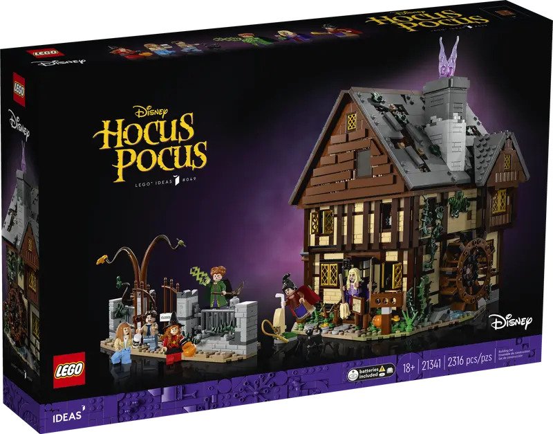 Lego Disney Hocus Pocus: The Sanderson Sisters' Cottage