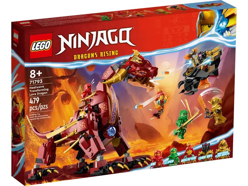 Lego Ninjago Heatwave Transforming Lava Dragon