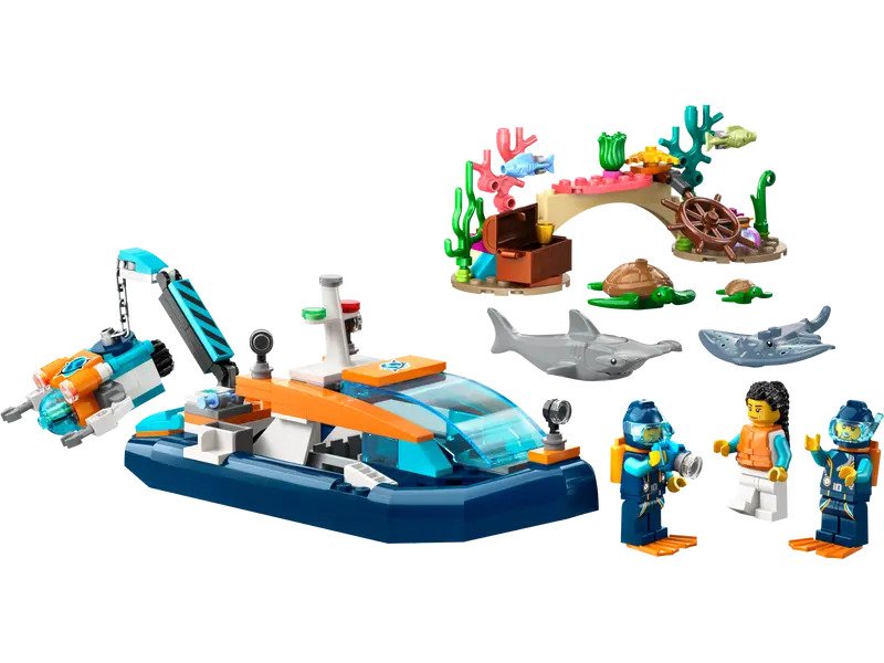 Lego City Explorer Diving Boat