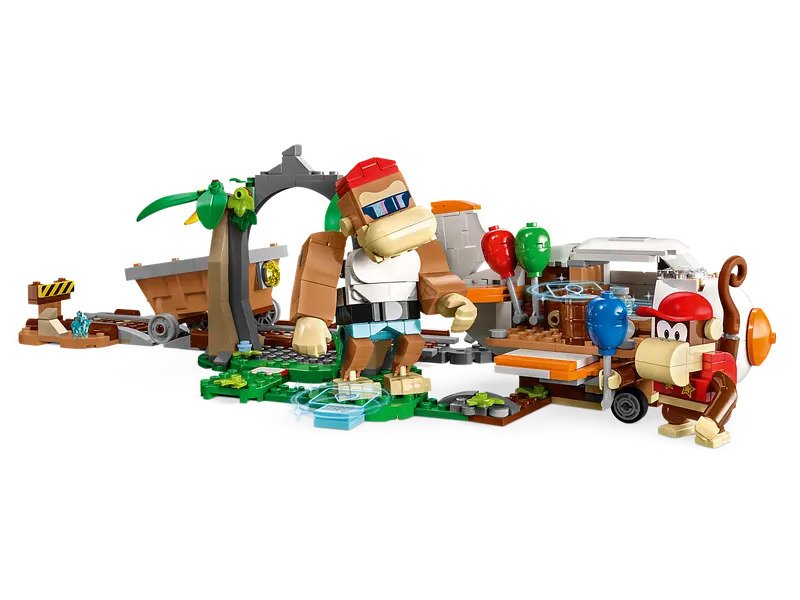 Lego Super Mario Brothers Diddy Kong's Mine Cart Ride Expansion Set