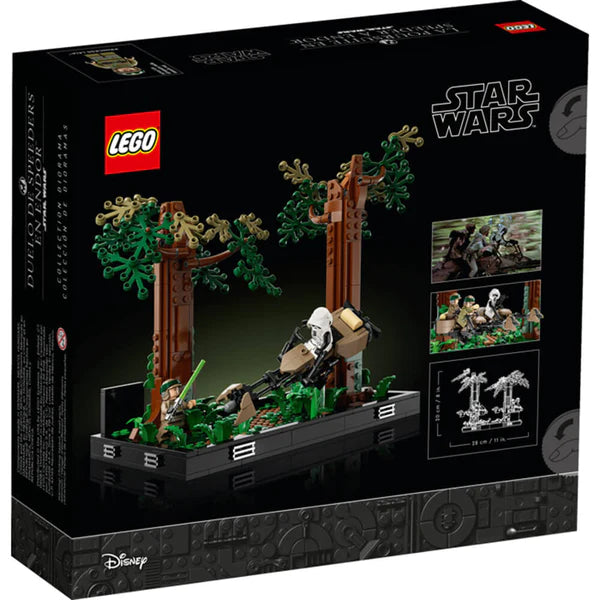 Lego Star Wars Endor Speeder Chase Diorama