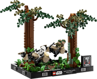 Lego Star Wars Endor Speeder Chase Diorama