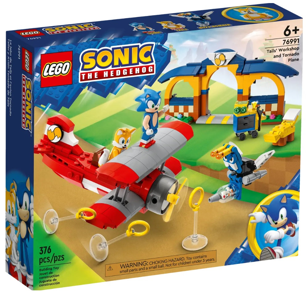 Lego Sonic Tails' Workshop and Tornado Plane