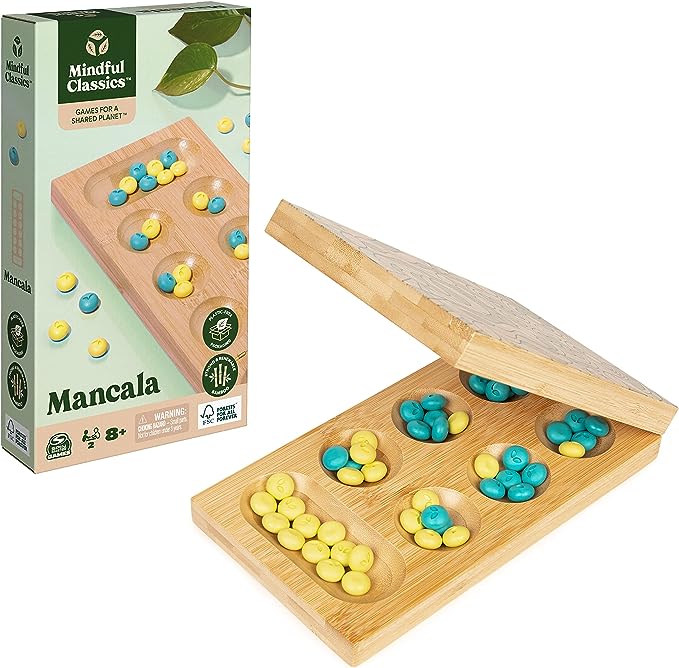 Mancala Recycled Bamboo Board