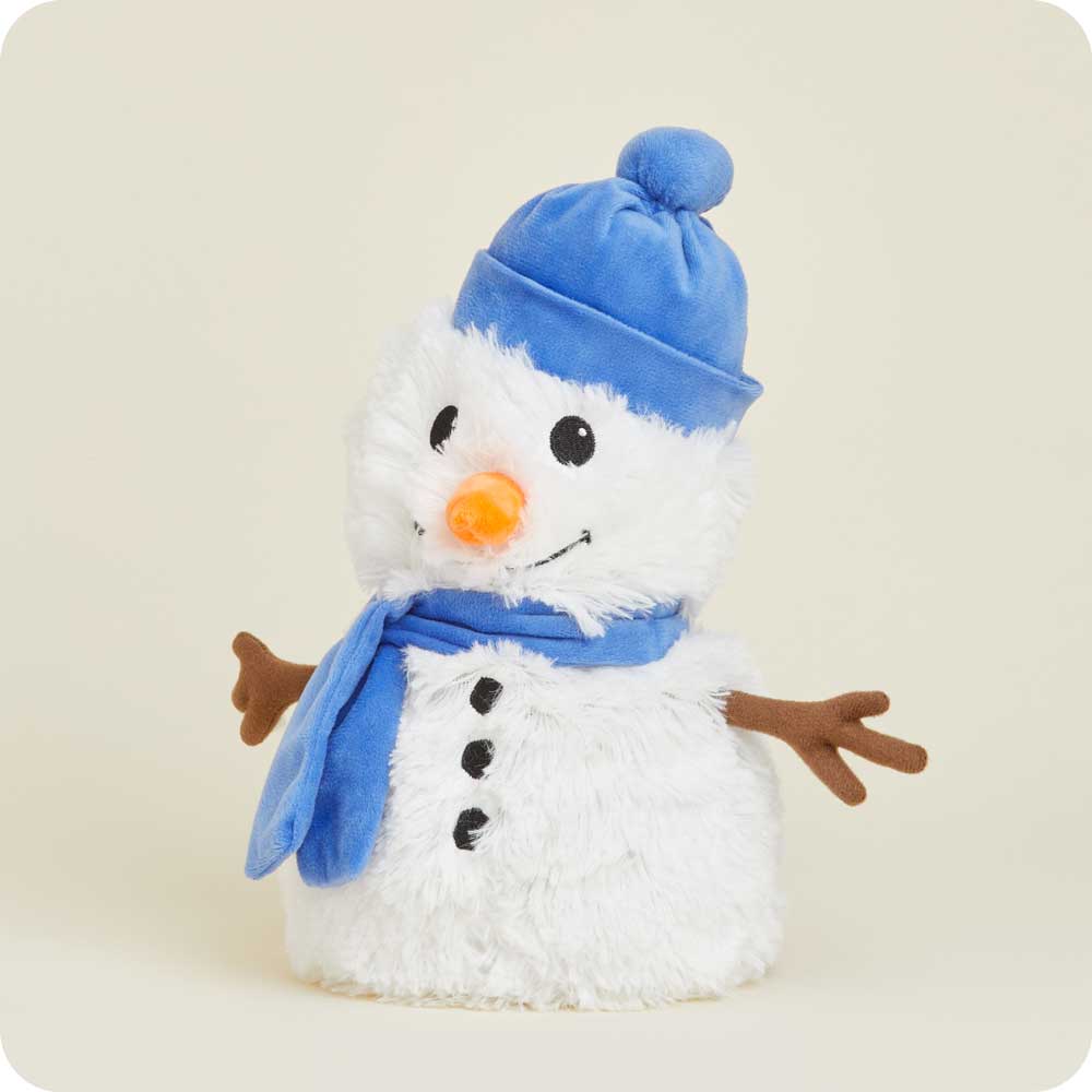 Blue Scarf Snowman Warmies