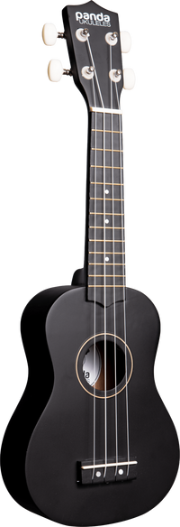 Dark Night Black Panda Soprano Ukulele