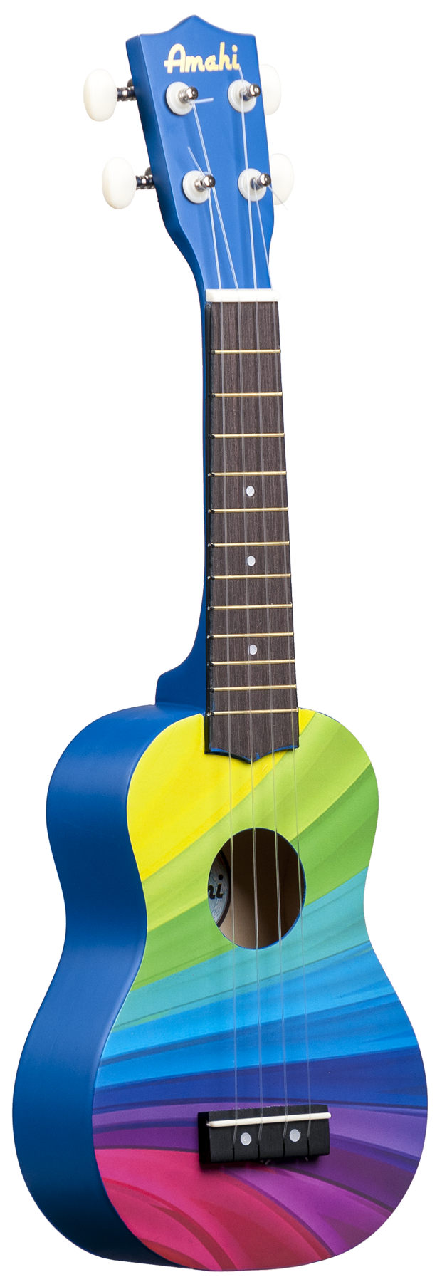 Amahi Ukulele - Wavy Rainbow