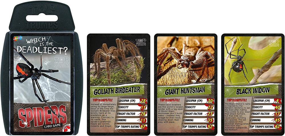Spiders Top Trumps