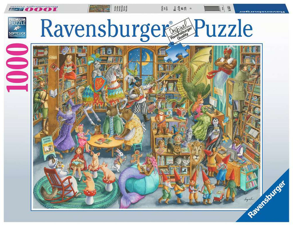 1000 Piece Puzzle Midnight at the Library