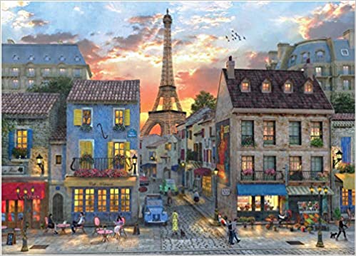 1000 Pc Evening In Paris