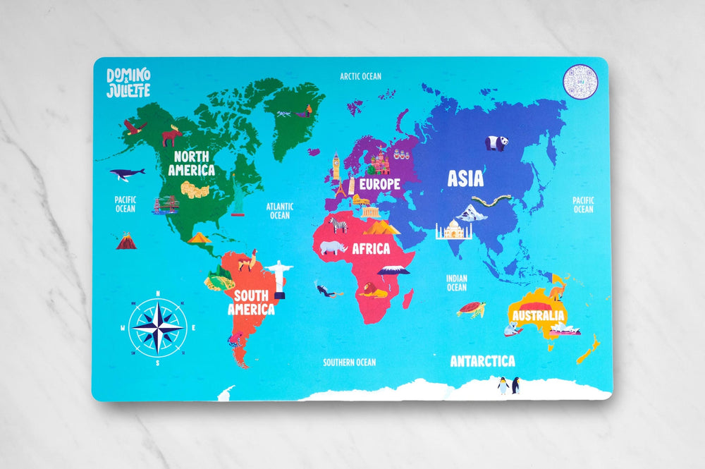 World Geography Placemat