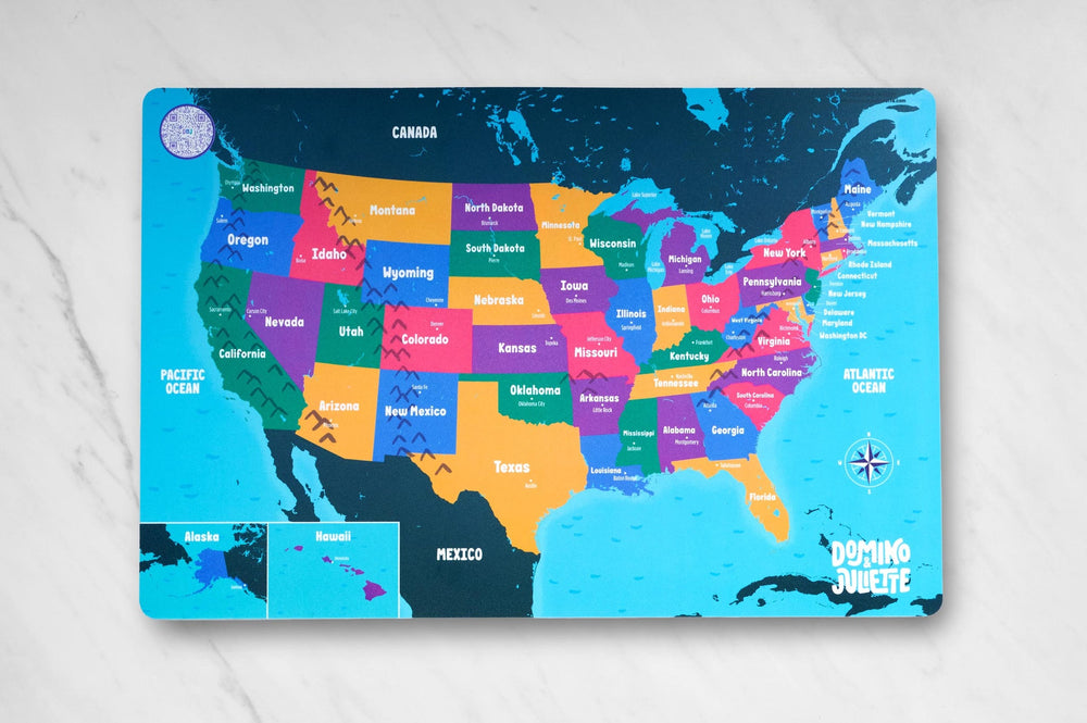 US Geography Placemat