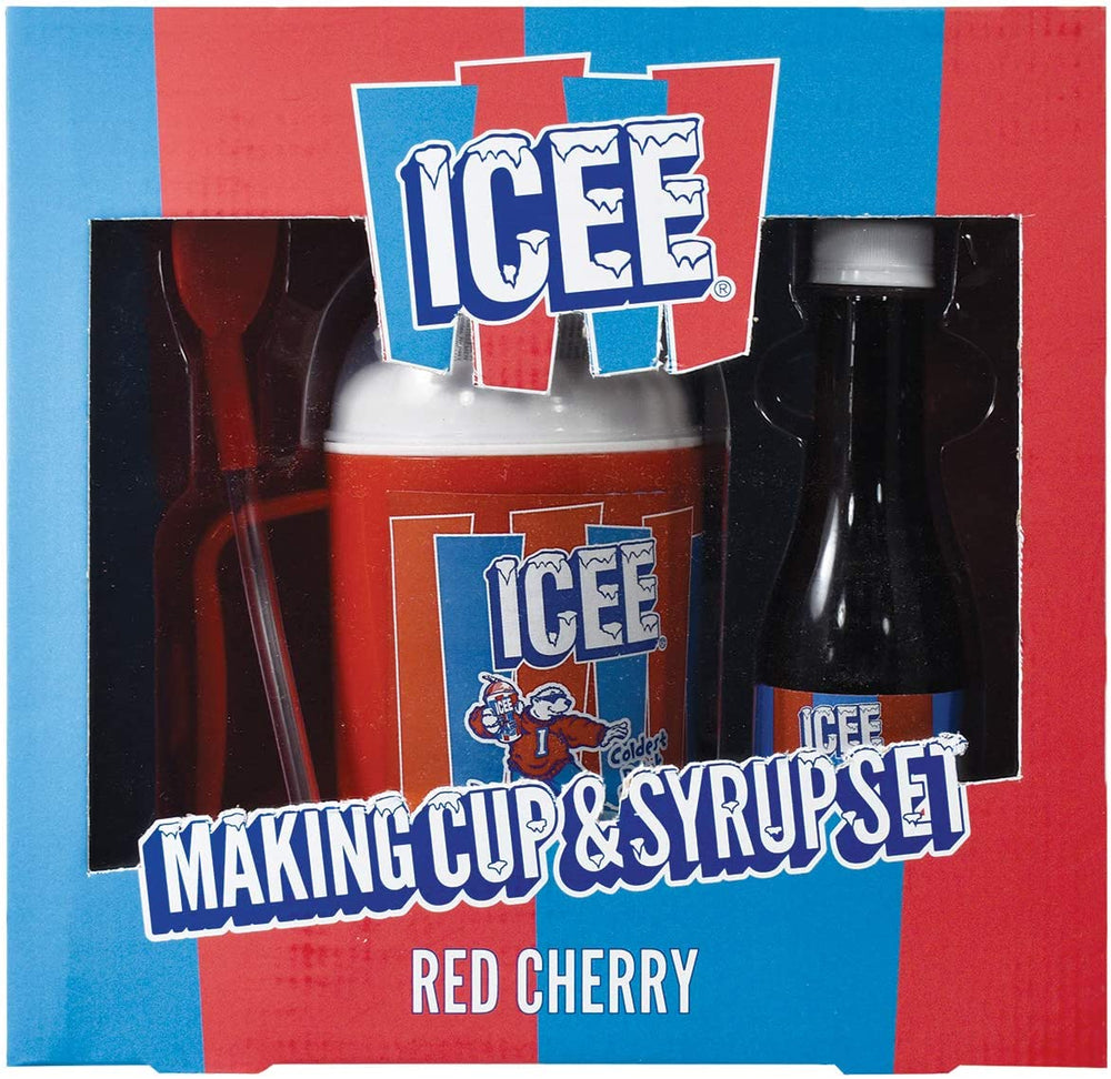 Icee Making Cup & Cherry Syrup