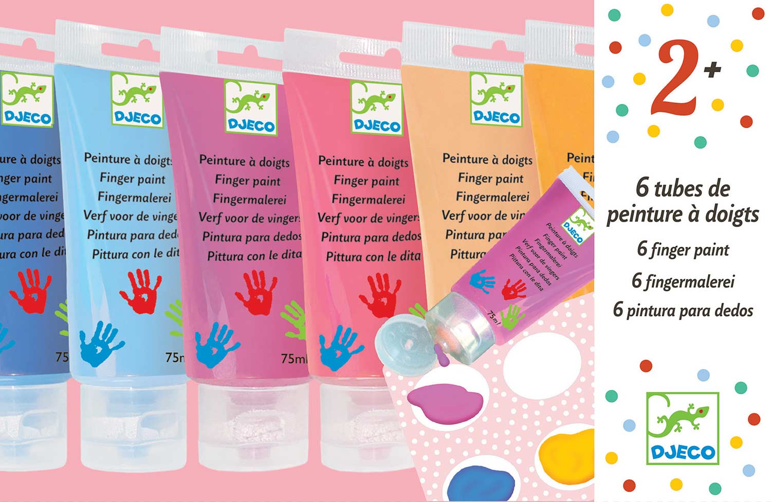 Sweet Finger Paint tubes