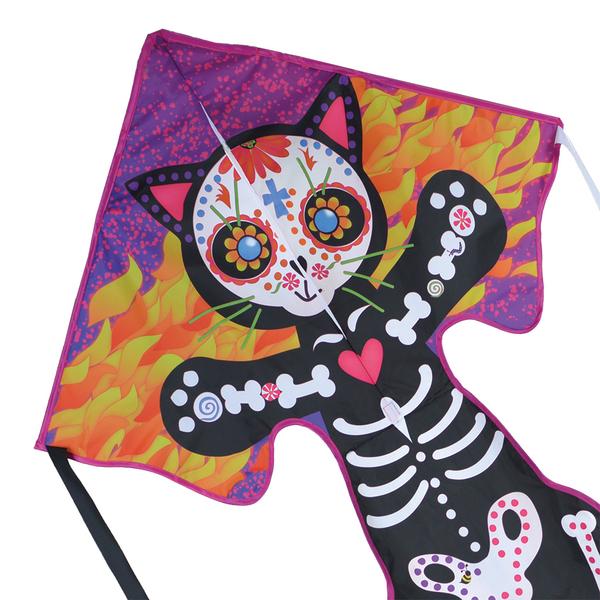 Large Easy Flyer Kite-Day of Dead Cat