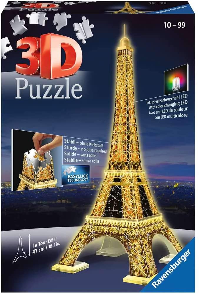 EIFFEL TOWER AT NIGHT 3D PUZZLE