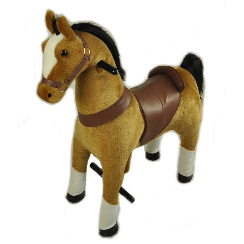 Giddy Up and Go - Large - Light Brown Pony