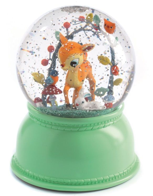 Night Light Fawn Snowglobe