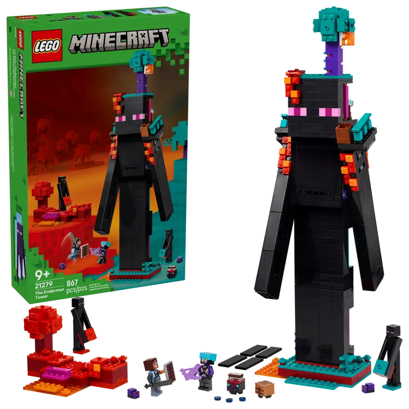 LEGO Minecraft: The Enderman Tower