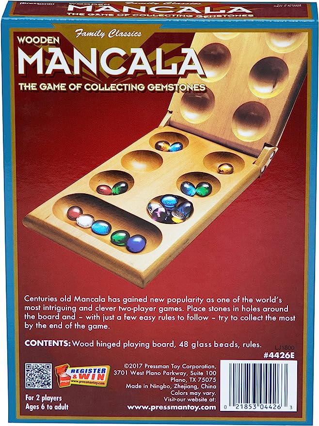 Wood Mancala