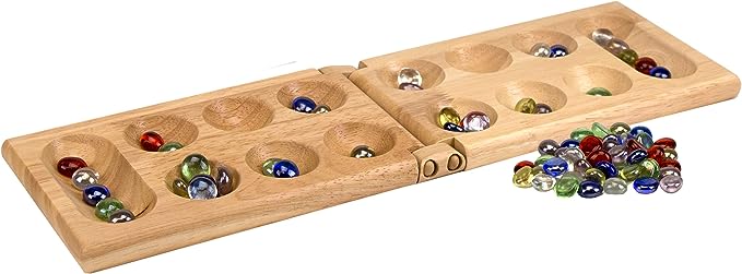 Wood Mancala