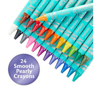 24 Pack Pearl Crayons