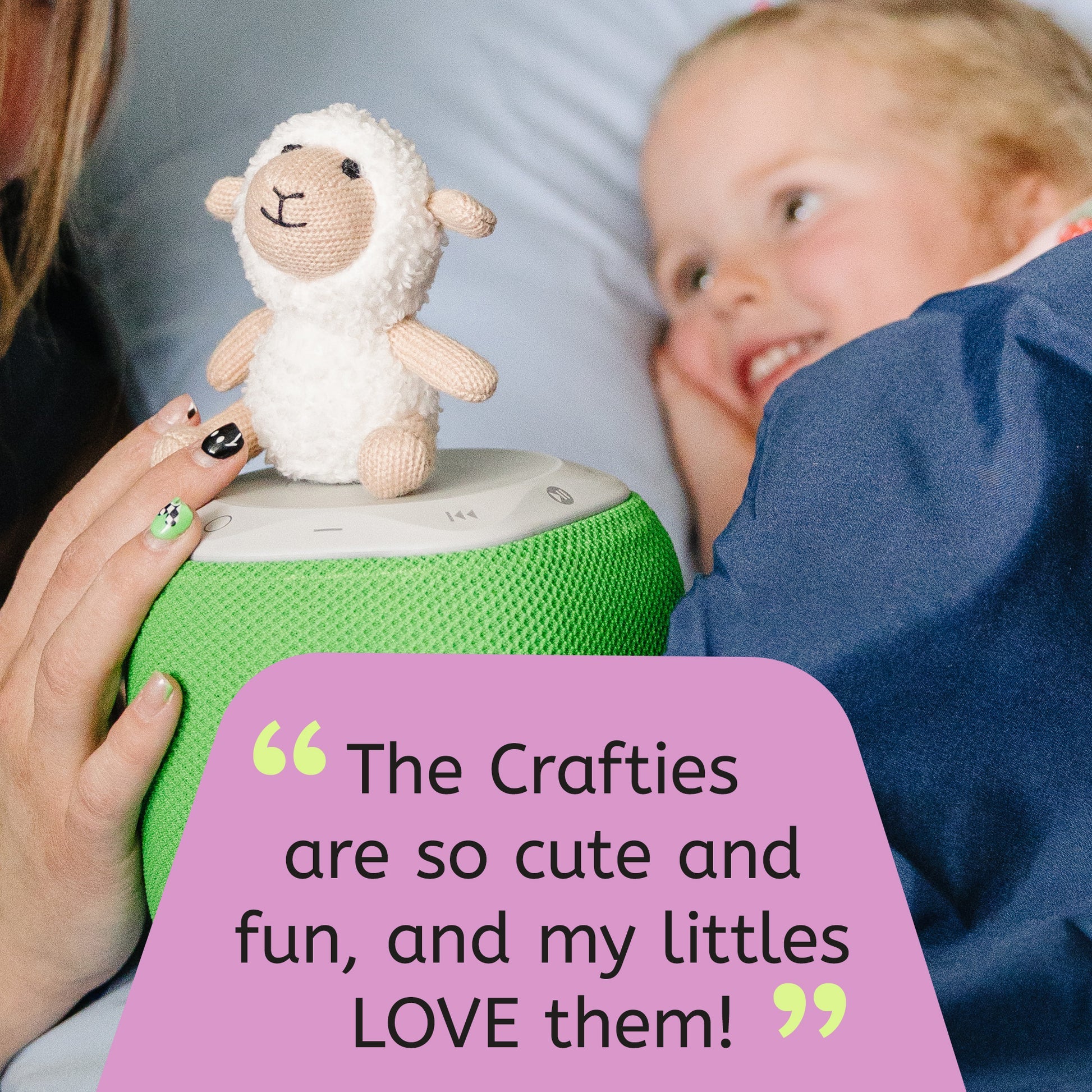 Sleepi Sheep Yarn Plush Storypod