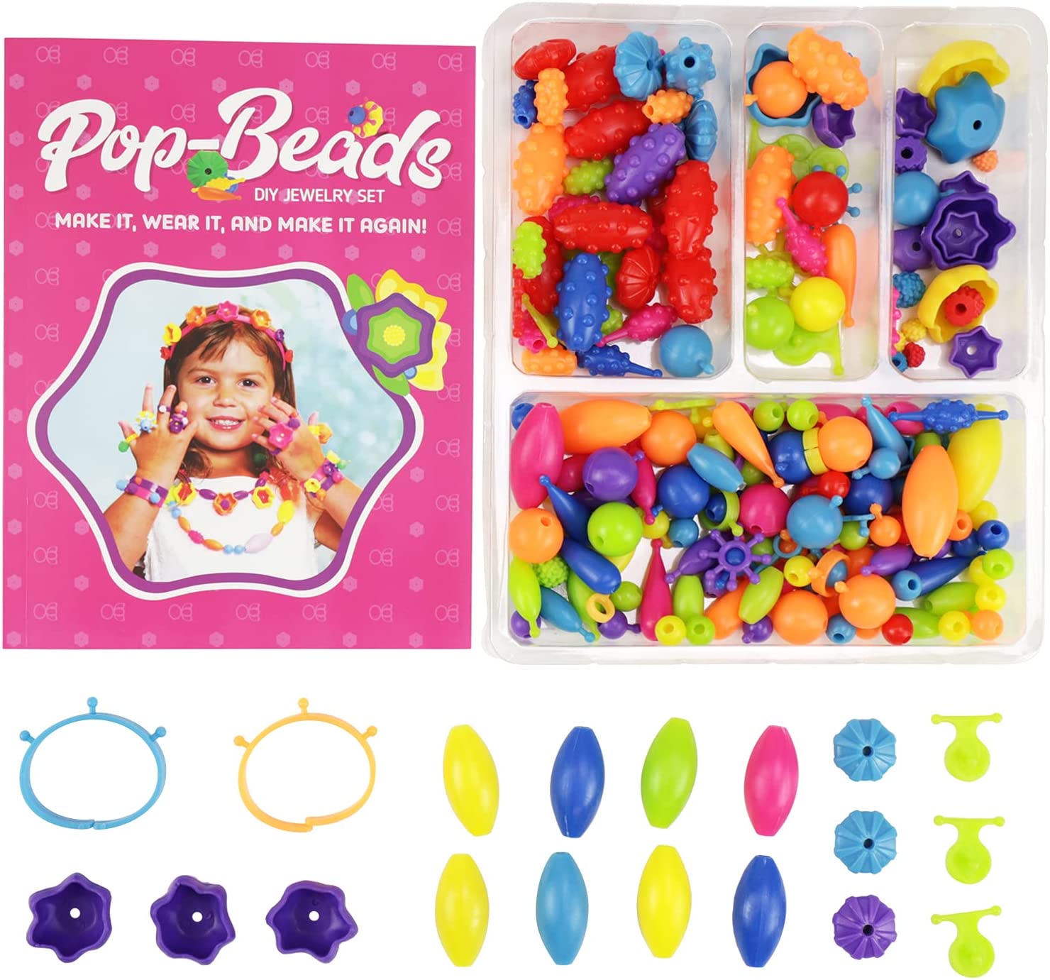 SpiceBox Children's Activity Kits Fun with Pop Beads Jewelry