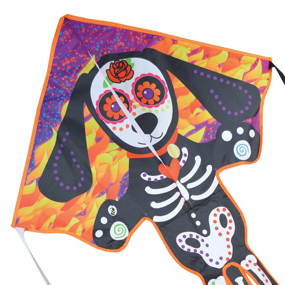 Large Easy Flyer Kite-Day of Dead Dog