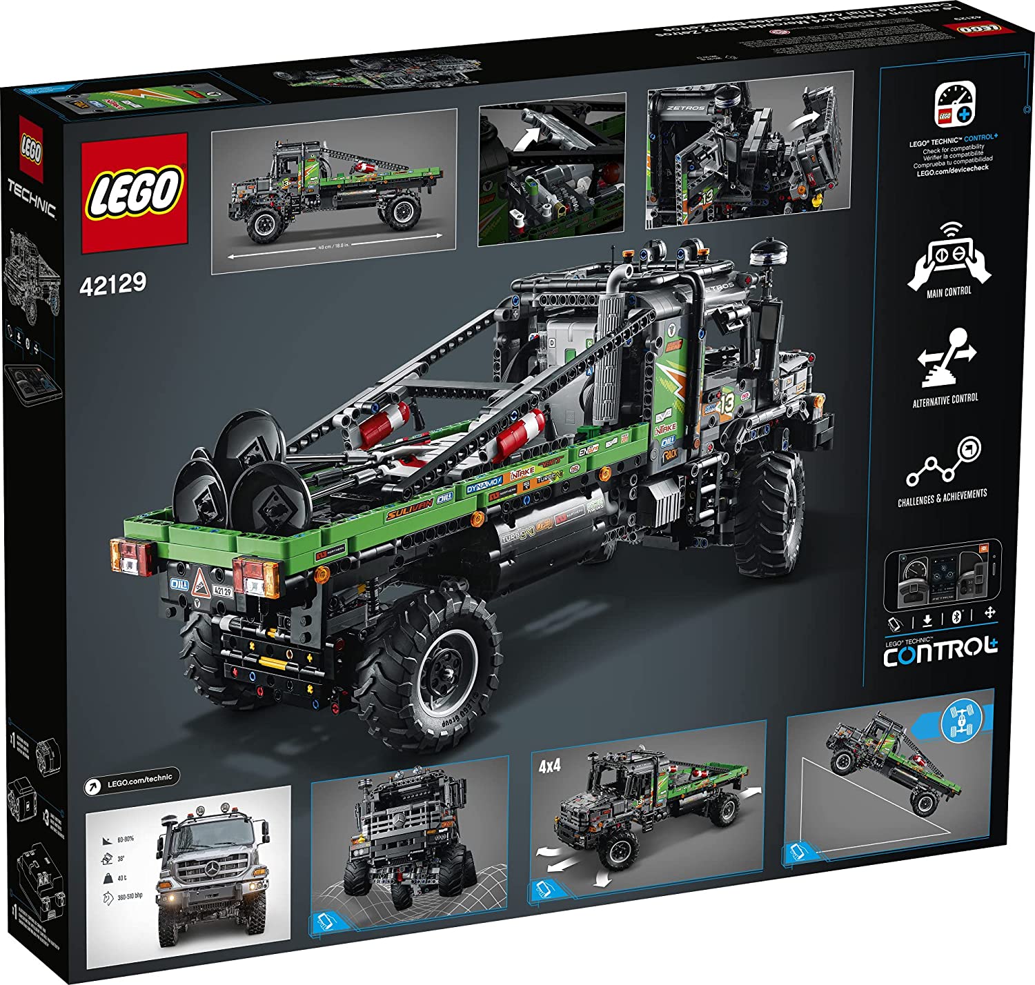 LEGO Technic 4x4 Mercedes-Benz Zetros Trial Truck