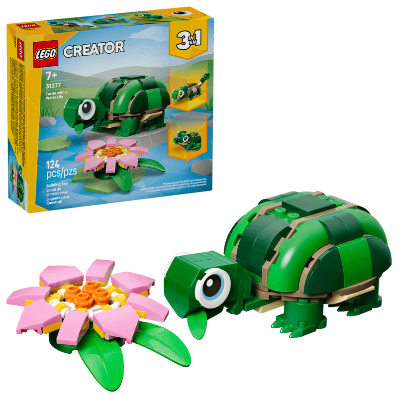LEGO Creator: Turtle with a Water Lily Flower