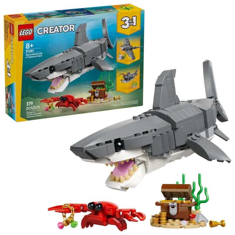LEGO Creator: Fierce Shark with a Treasure Chest