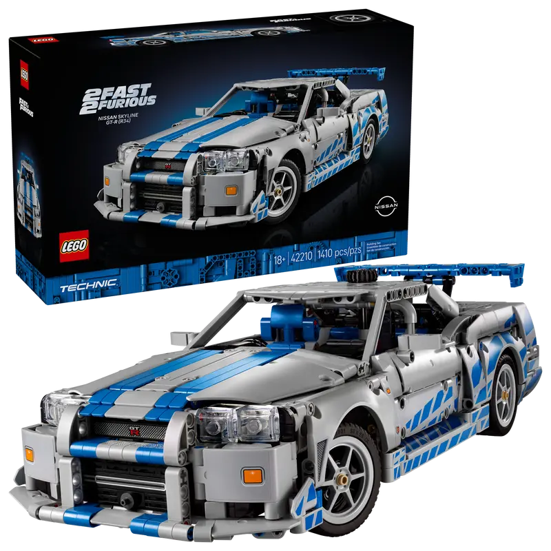 LEGO Technic: 2 Fast 2 Furious Nissan Skyline GT-R (R34) Car