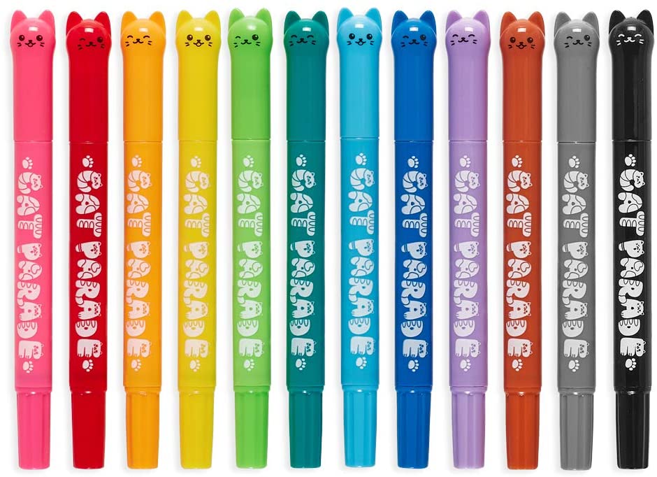 Cat Parade Twist-Up Watercolor Gel Crayons - Set of 12