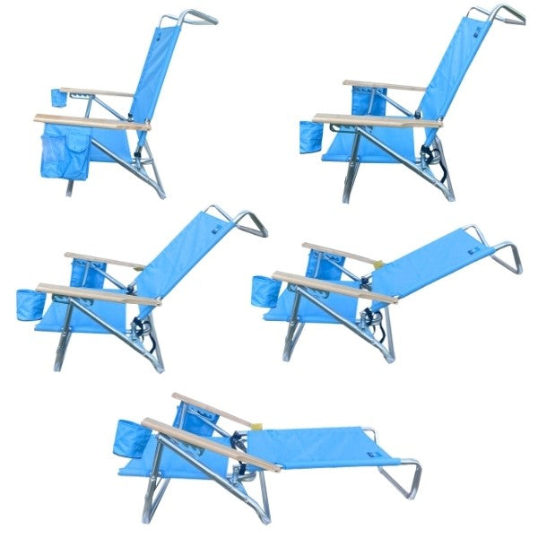 5 Position Aluminum Beach Chair