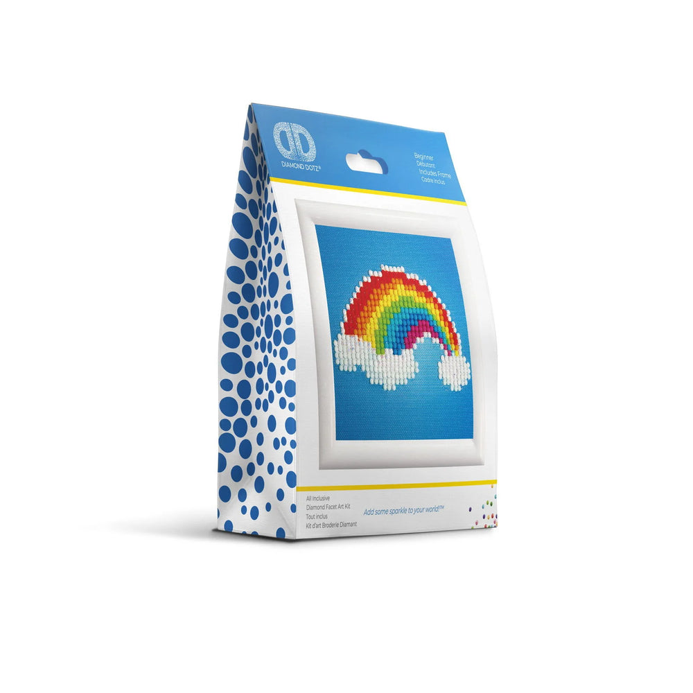 Rainbow Framed Diamond Dots
