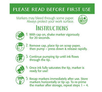 6 Pack Metallic Outline Markers Instructions