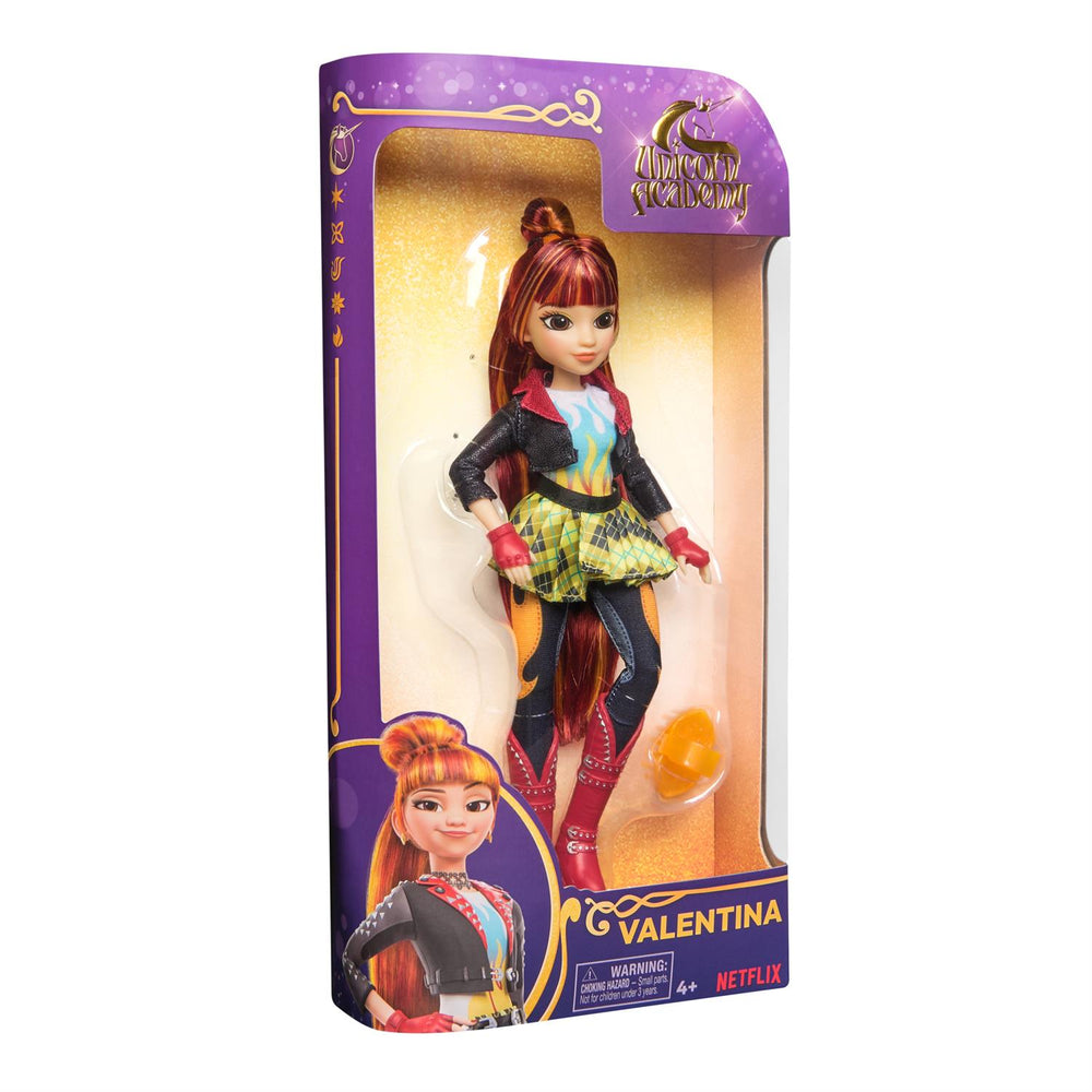 $$9.5In Unicorn Academy Valentina Doll