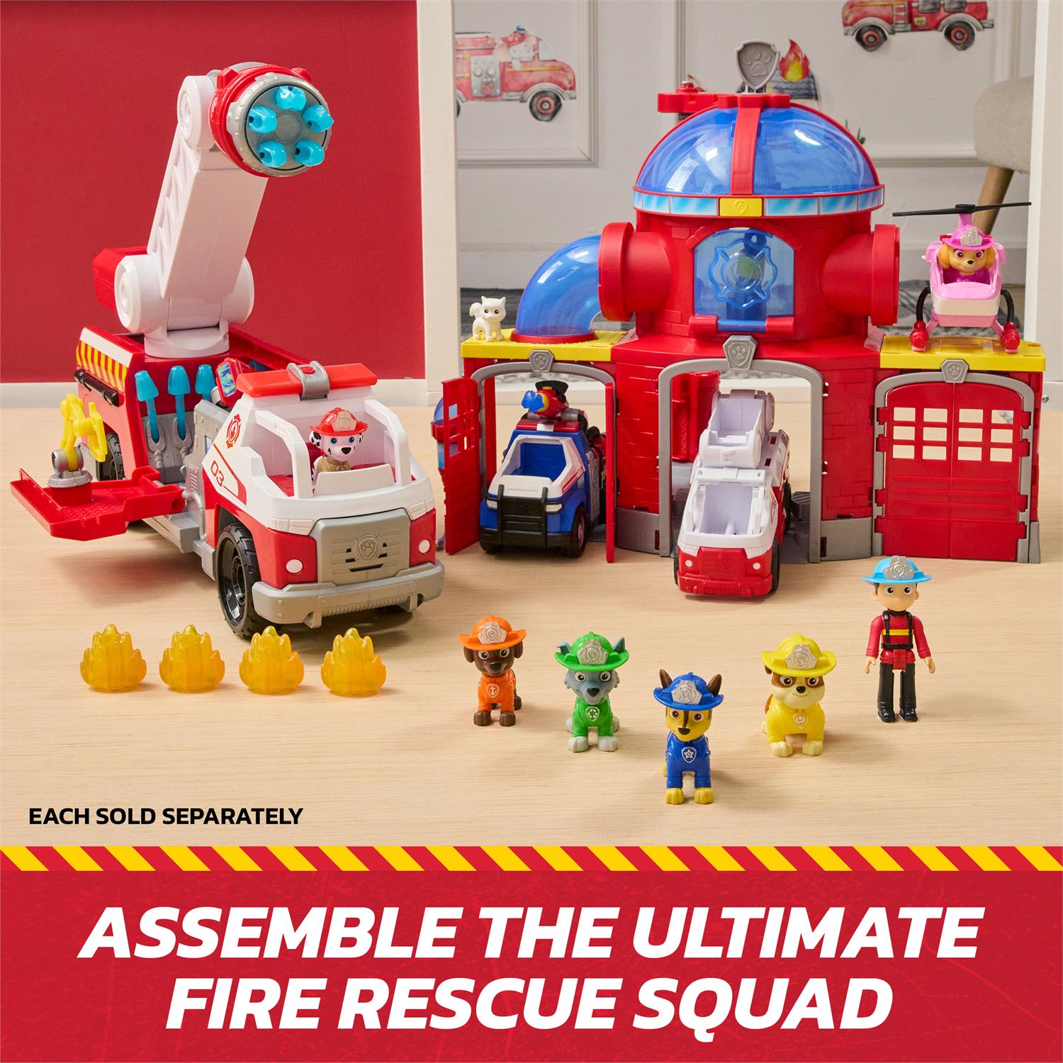 Paw Patrol Fire Rescue Team Pack