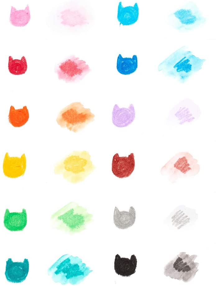 Cat Parade Twist-Up Watercolor Gel Crayons - Set of 12