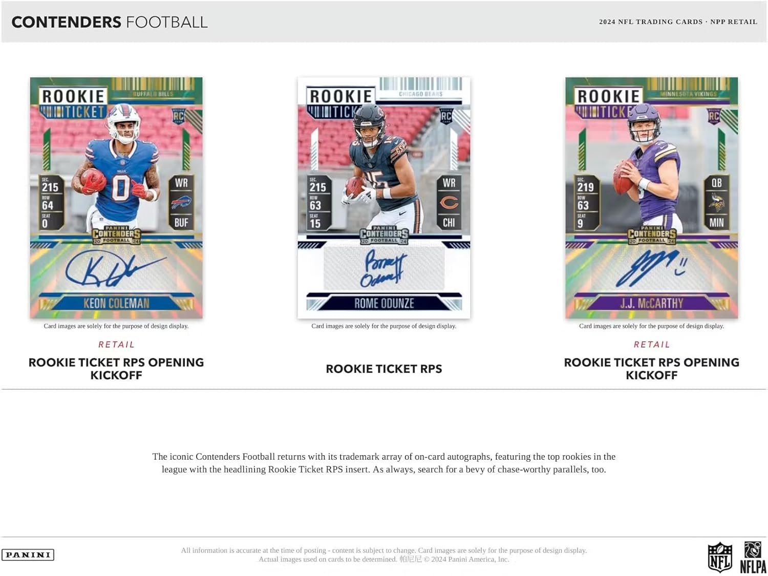 24(R)Panini Contenders Football Blaster