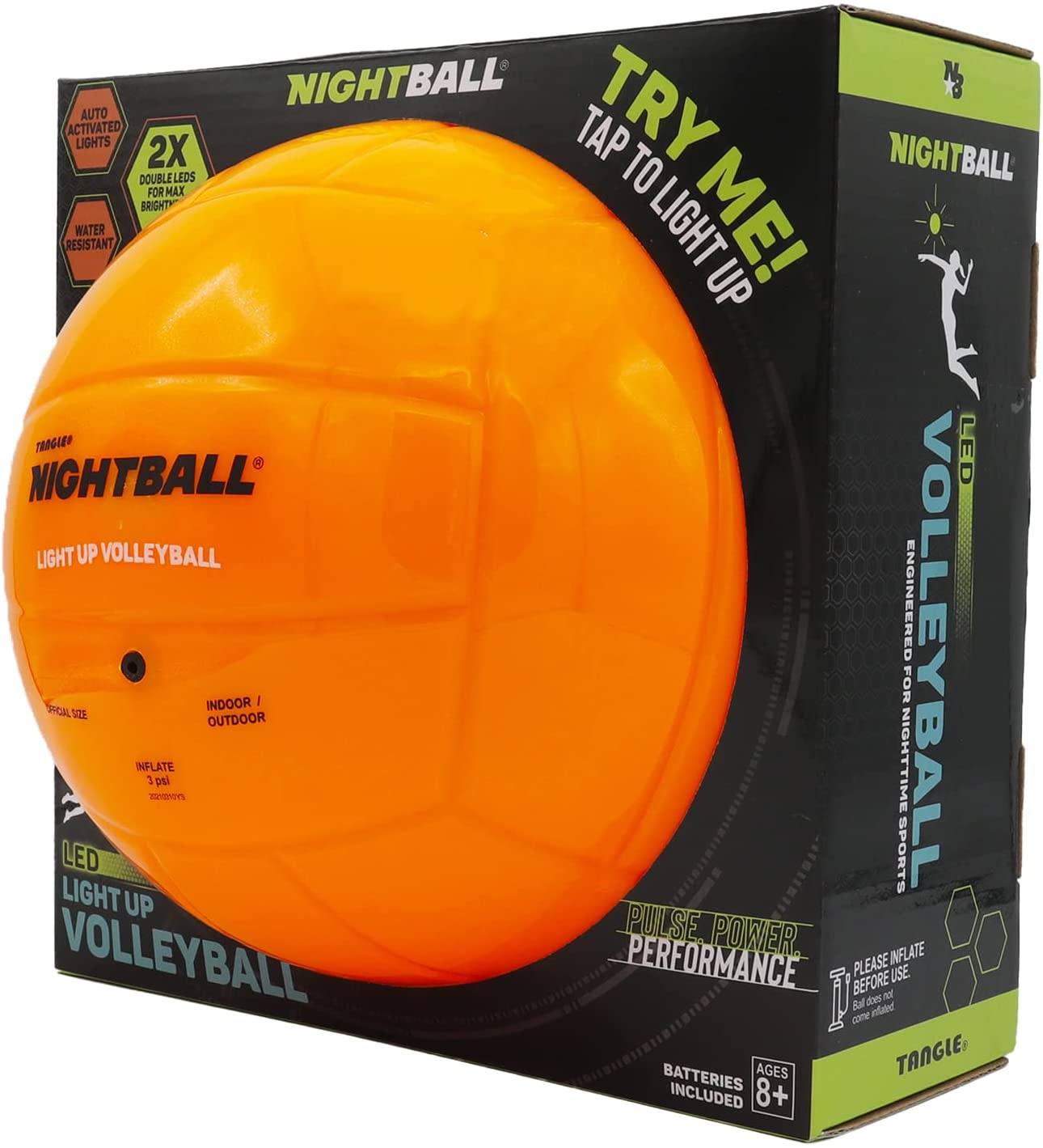 Orange Volleyball Light Up