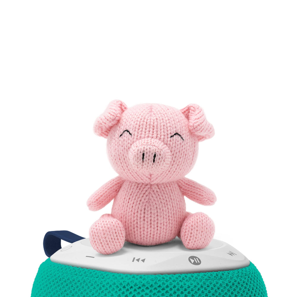 Pudgy Pig Yarn Plush Storypod