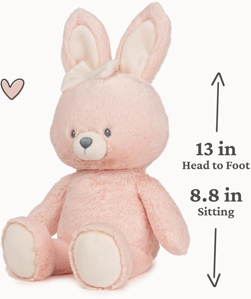 Gund 100% Recycled Bunny Pink 13In