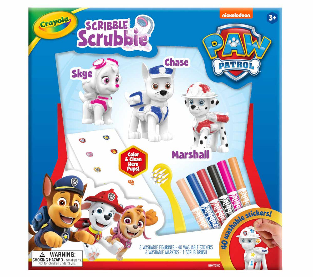 3Pk Scribble Scrubbie Pawpatrol Deluxe