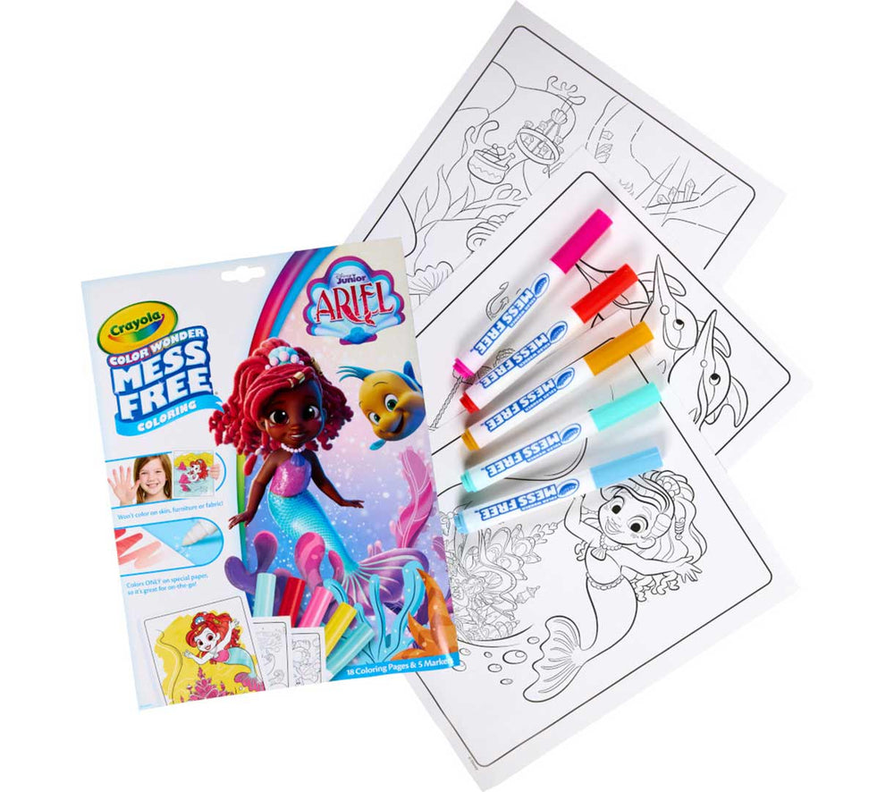 Color Wonder Pages & Markers Ariel