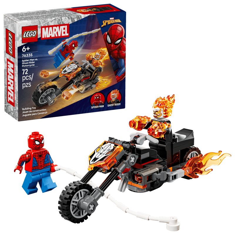 LEGO Super Heroes Marvel: Spider-Man vs. Ghost Rider Motorcycle