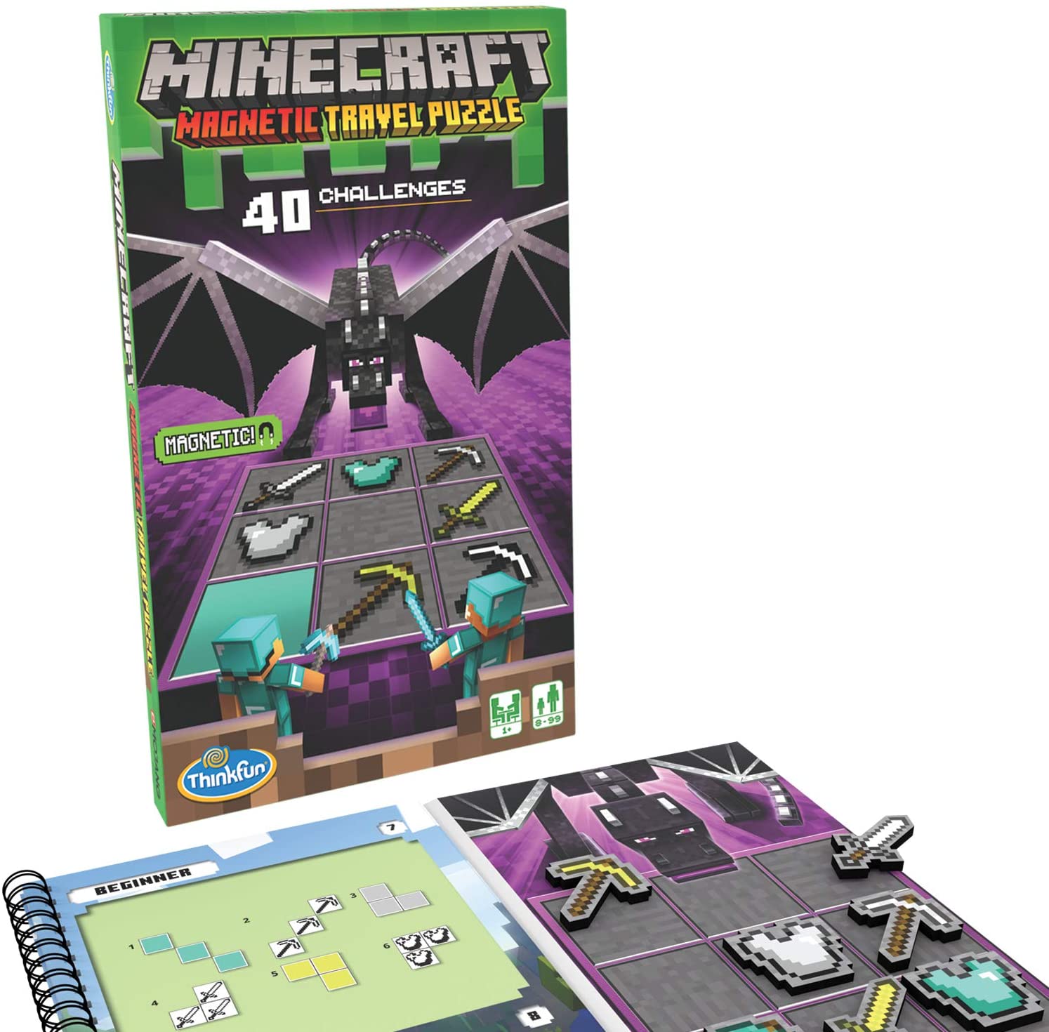 ThinkFun Minecraft Magnetic Travel Puzzle