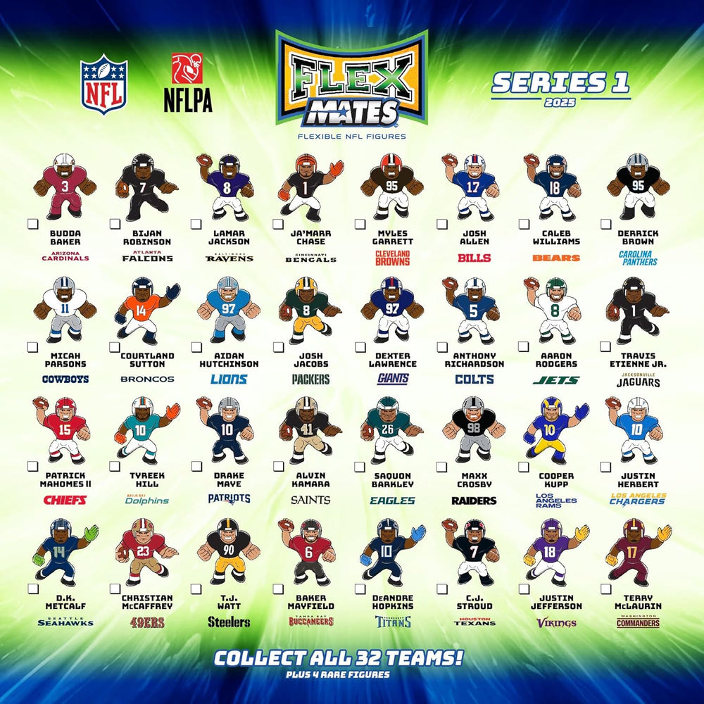 25 NFL FlexMates