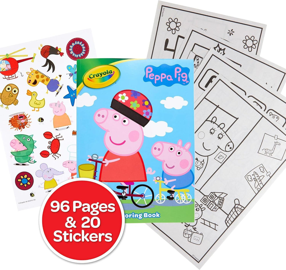 96-Page Coloring Book, Peppa Pig